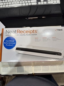 New NeatReceipts Mobile Document Scanner Digital Filing System USB PC/Mac
