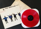 Beatles, EMI/Odeon, 1982, Ltd. Ed. Mono, Red Vinyl, Japan Rls - "HELP" VG+