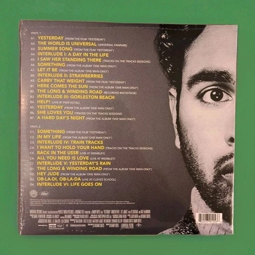 Beatles Yesterday Exclusive Mustard Yellow Soundtrack Vinyl 2LP Himesh Patel