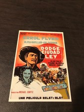 UNPOSTED  MOVIE 4 X 6 POSTCARD - DODGE CIUDAD SIN LEY - ERROL FLYNN