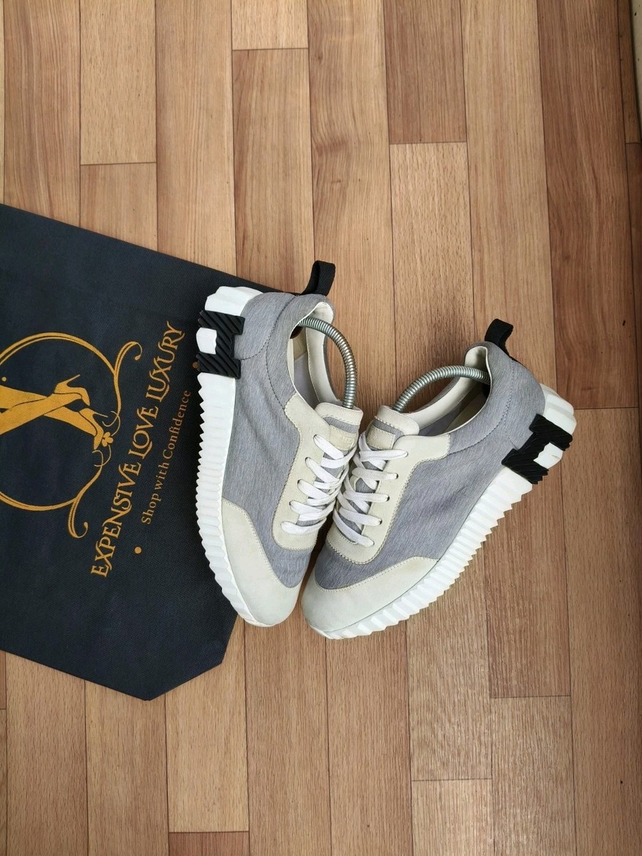 HERMES★スタジアム　レザー　スエード　スニーカー　38 8/24マデ☆エルメス☆スタジアム レザー スエード スニーカー 38