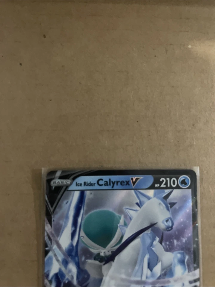 Ice Rider Calyrex V SWSH130 SWSH: Sword & Shield Promo Card Holo - Image 2 of 4