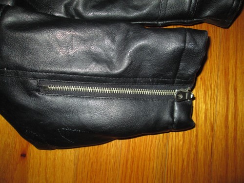 FAUX LEATHER Harley Davidson Motorcycle Biker Jacket Size YOUTH Boys Girls 7 - Picture 4 of 13