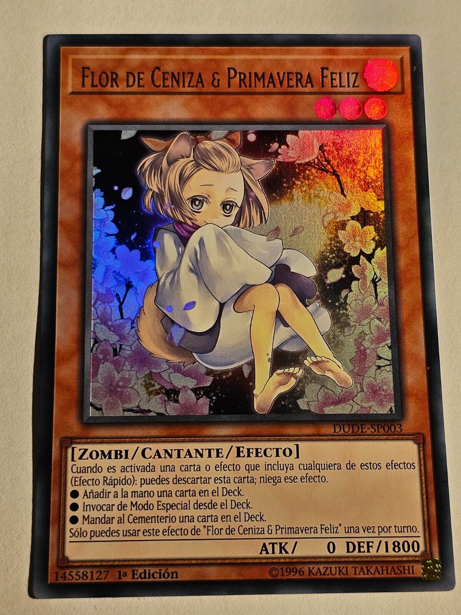 Ash Blossom & Joyous Spring○YUGIOH○DUDE○SPANISH○ULTRA