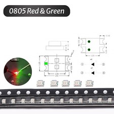 Smdsmt Leds - 0402 0603 0805 1206 - Red Blue Green White Orange Yellow Smdsmt Leds - 0402 0603 0805 1206 - Red Blue Green White Orange Yellow