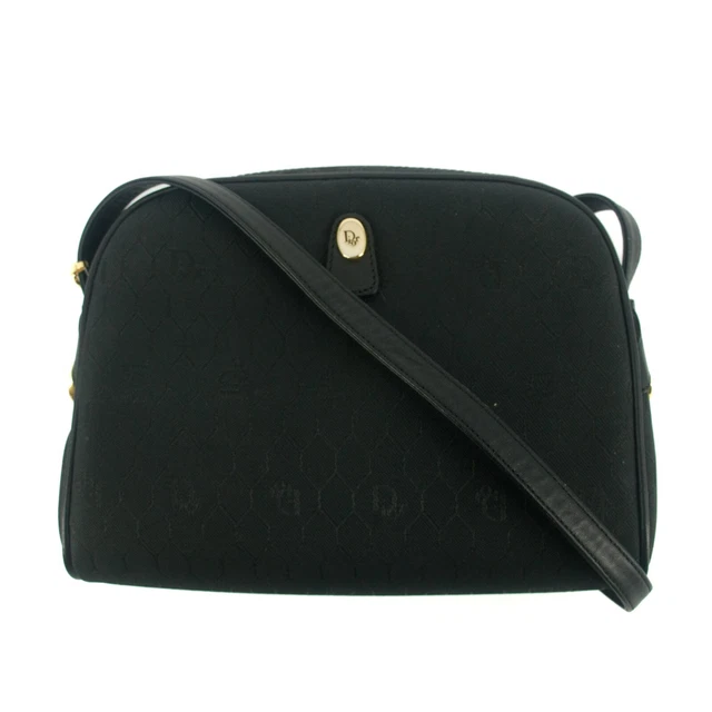 EBAY LIVE Christian Dior Honeycomb Shoulder Bag Black #9312