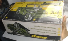 GI JOE MARX  VINTAGE    "COMMAND JEEP   " NICE PLAYSET/ BOXED !