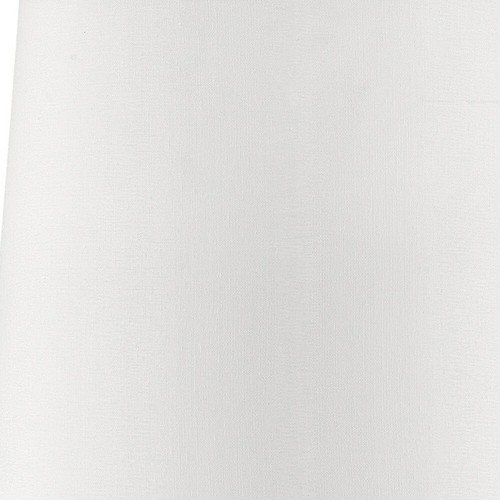 17" White Metal Bedside Table Lamp With Off-White Shade - Picture 6 of 6