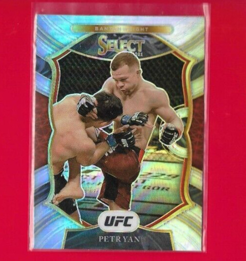 2021 UFC Panini Select PETR YAN Concourse Silver Prizm, Bantamweight MMA #79