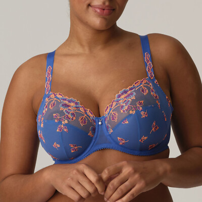 Prima Donna *Lenca* Bügel-BH blau Spitze Gr. 80 85 90 95 C D E F G H NP 110  