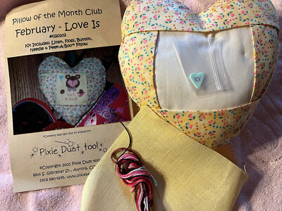 Pixie Dust too! Pillow of the Month~February  Love Is  2001 NEW Kit