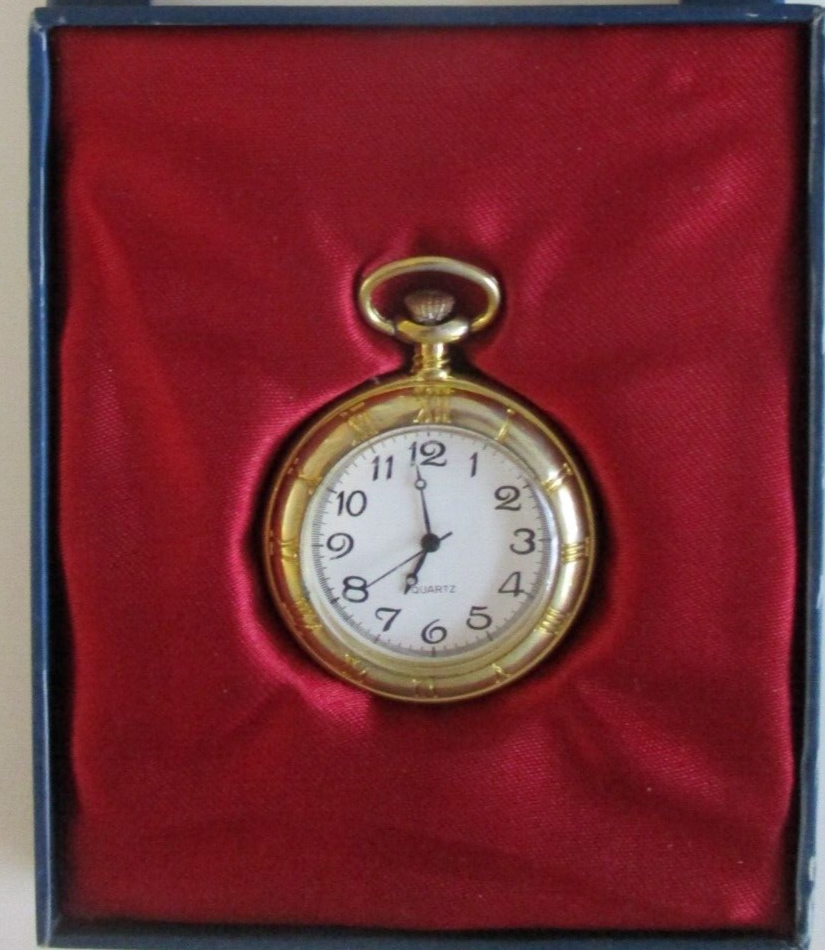 Boxed Collectable Hachette Pocket Watch Collection Gold Tone [N1] eBay