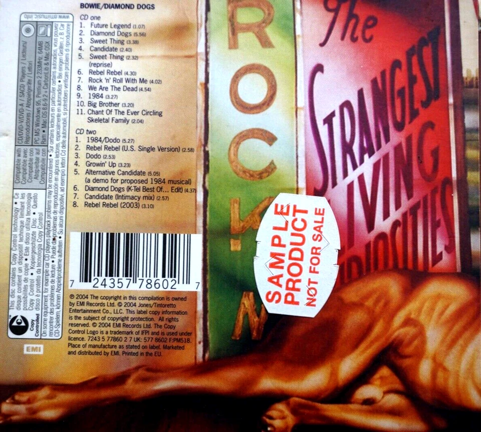 Bowie - Diamond Dogs, Edición 30 Aniversario, Juego de 2 CD - CD, EN MUY BUENA CONDICIÓN Foto 2 de 2