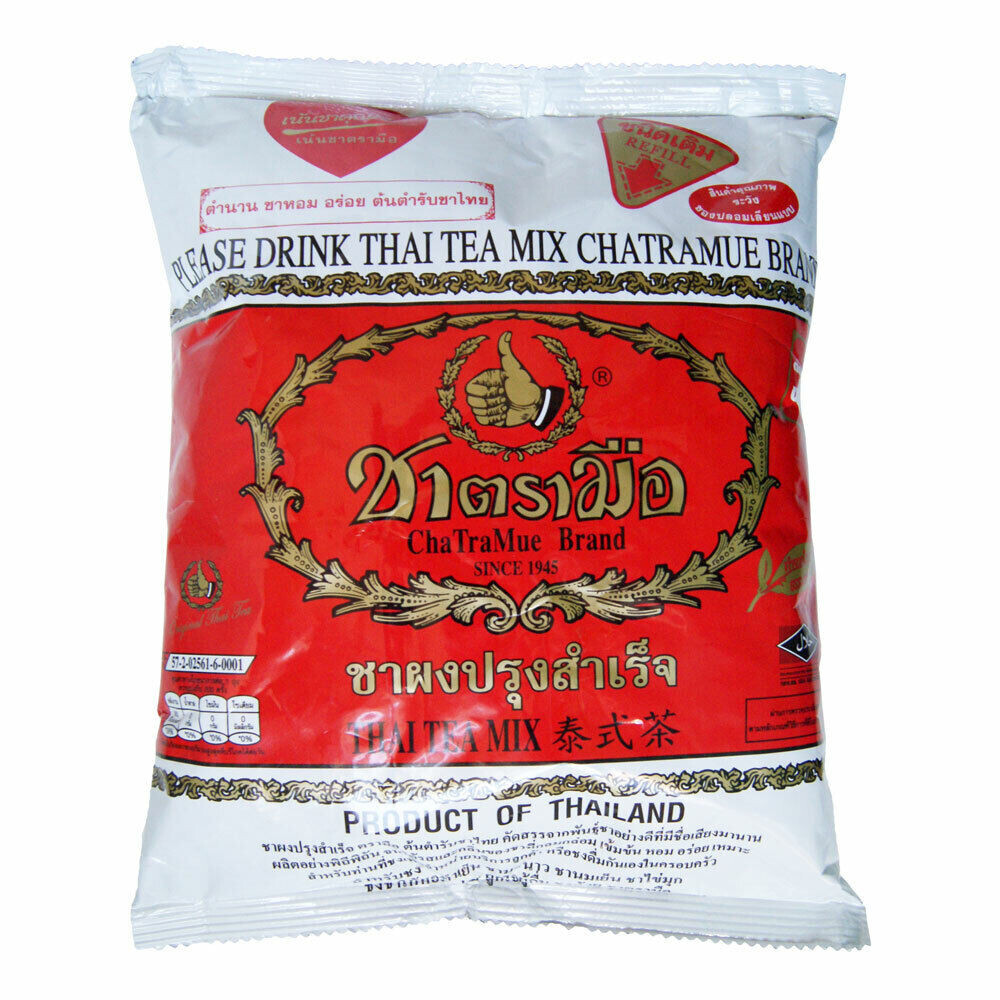 MEZCLA DE TÉ TAILANDESA MARCA CHATRAMUE HAND Nº1 - PAQUETE ROJO 400G