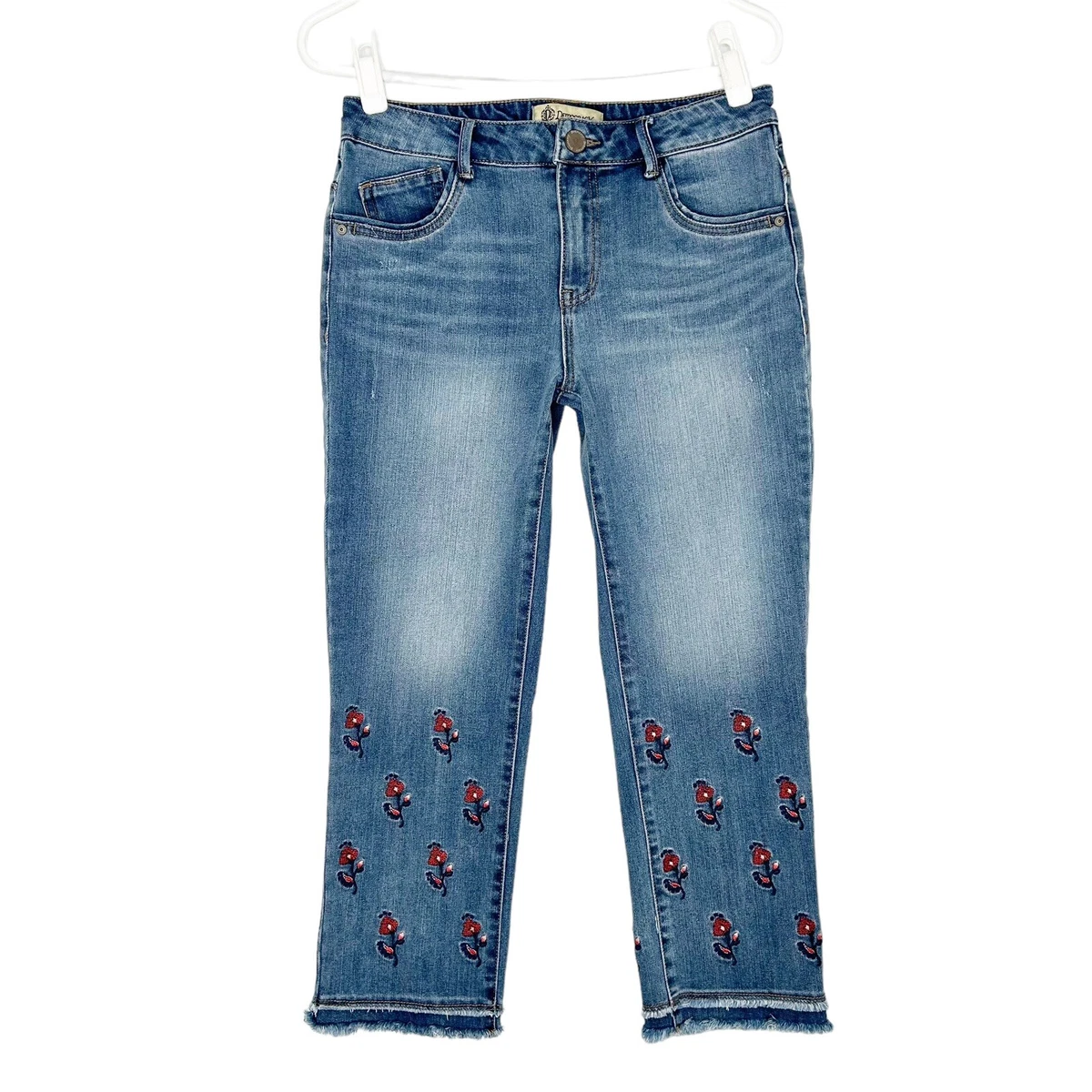 Democracy embroidered store jeans