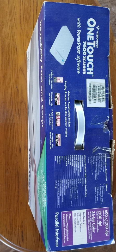 Vintage Visioneer OneTouch 7600 Scanner Flatbed Scanner 1200dpi 36 Bit Color - Image 2 of 4