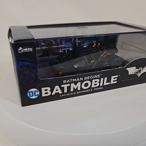 DC Batman Begins Batmobile 1:43 Scale Model Eaglemoss Hero Collector Unopened - Video 1 of 1