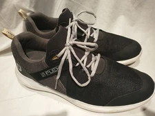 •Footjoy Flex Golf Shoes Mens Sz US 12 M Black/Gray Spikeless Sneakers 56103