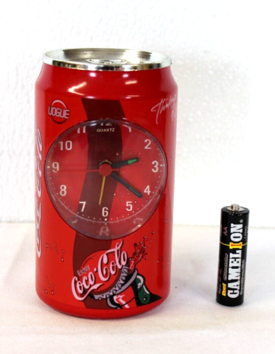 VTG Coca-Cola Can Quartz Art Clock #5301 [Clock & Alarm Work!] - Picture 1 of 10