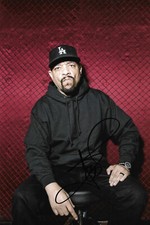 Ice-T "body count" autograph signed 20x30 cm picture