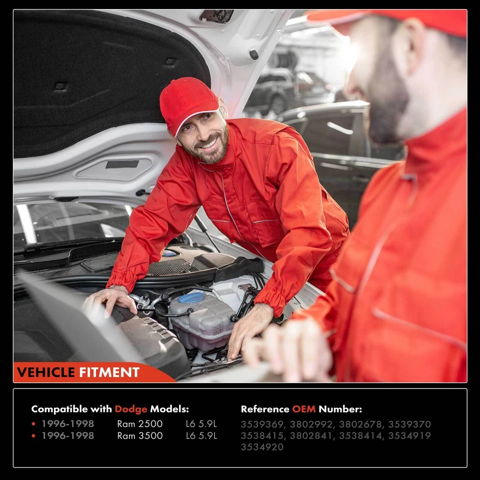 Turbocompressor para Dodge Ram 2500 Ram 3500 1996-1998 6BTAA HX35W automático - Imagem 3 de 4