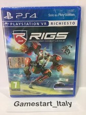 RIGS VR SONY PS4 - NUOVO SIGILLATO NEW SEALED PAL GIOCO ITA RICHIESTO VISORE VR