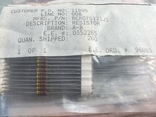 allen bradley Resistor RCR07G121JS (50 PCs) 120 Ohms %5 250 me