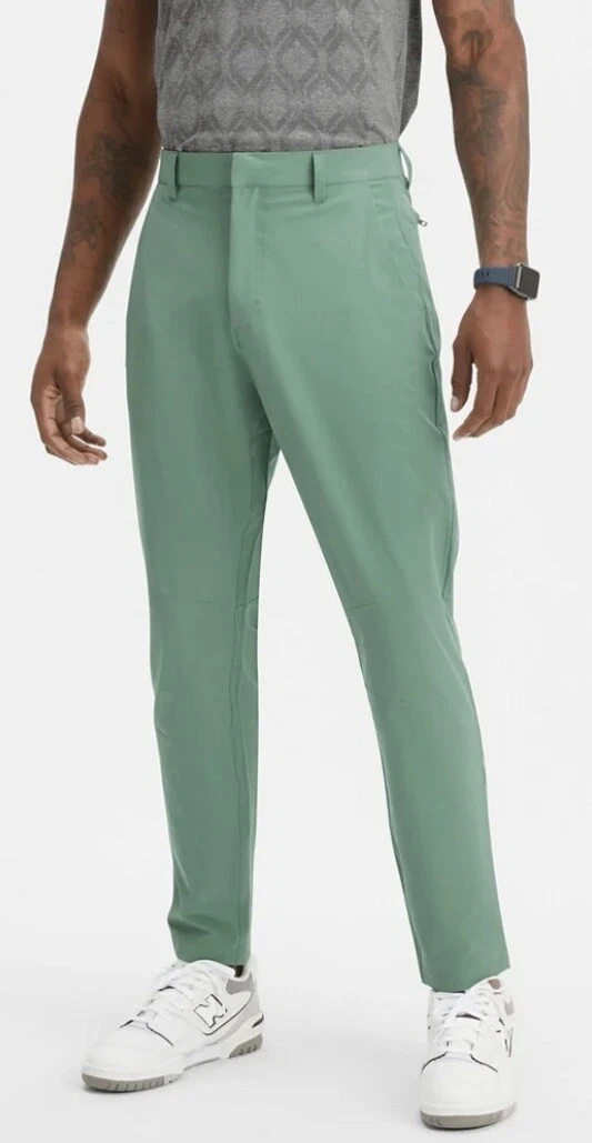 Fabletics Mens The Only Pant in Grey Thyme Size 35x32