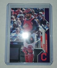 2020 Topps Update Sandy Leon Purple Parallel Cleveland Indians #U-48