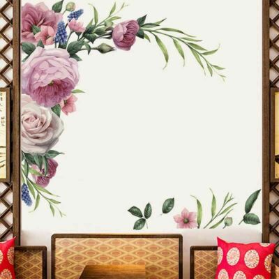floral wall decals nursery