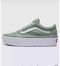 Vans Old Skool Stackform- Olive Green- Womens size 7.5, Men size 6- *Brand New*
