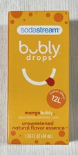Sodastream Bubly Drops Mangobubly Unsweetened Natural Flavor 1.36 Oz Exp 12/23