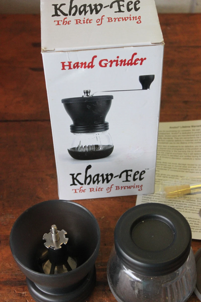 Khaw Fee HG1B Manual Coffee Gray Grinder with Conical Ceramic Burr