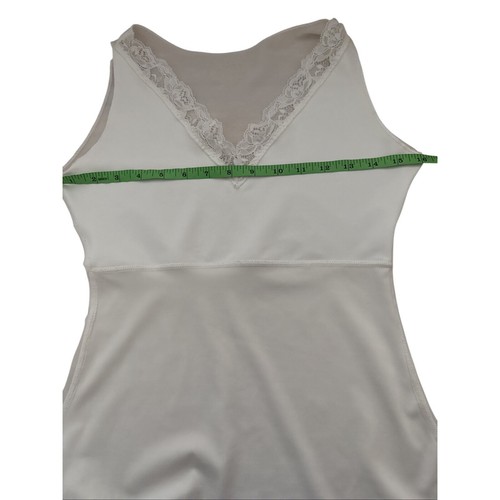 Spanx Cream Lace Trimmed V Neck Bodice Shaper Camisole Size - Picture 4 of 5
