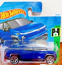 Short Card 2024 Hot Wheels Chevy Silverado EV RST Truck 8/10