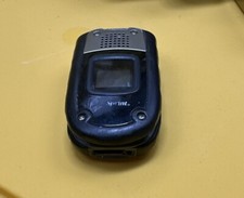 Sanyo SCP-7300 Silver/Black Flip Phone Sprint 