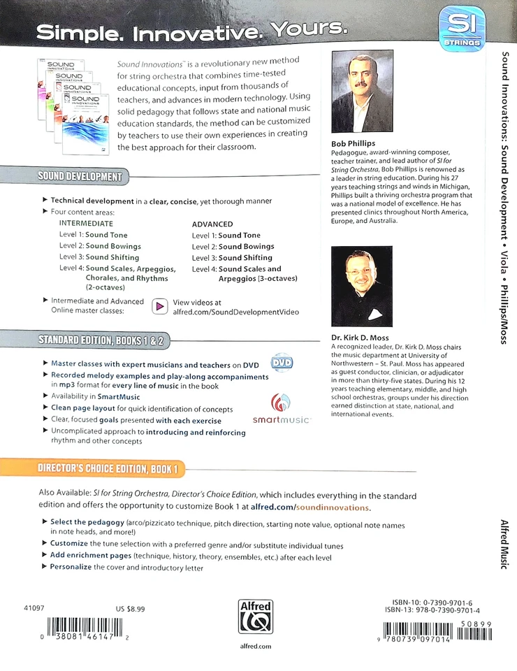 Sound Innovations - Viola - Sound Development - Advanced String Orchestra - Image 3 of 3