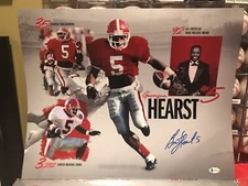 Garrison Hearst Autographed 16x20 Photo Edit Georgia Bulldogs Highlights Beckett