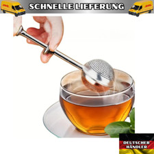 Teesieb Teeei Edelstahl Teefilter Tasse Tee Ei Sieb Siebkugel für Kanne Metall