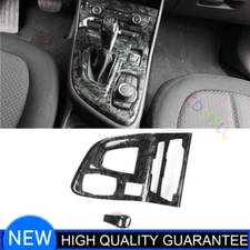 For BMW 218i 220i 16-2018 Black Wood Grain Inner Gear Shift Panel Decor Cover 2*