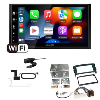 Kenwood Autoradio WiFi Apple CarPlay Android für Toyota Auris 2007-2012 schwarz