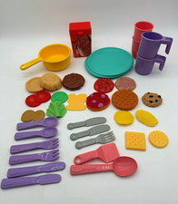 Vintage Fisher Price Little Tikes Pretend Play Food Lot Fun With Food 36 Pieces