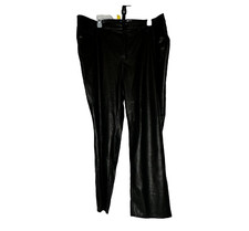 Old Navy Og Loose High Rise Faux Leather Pants Women s 22 Black