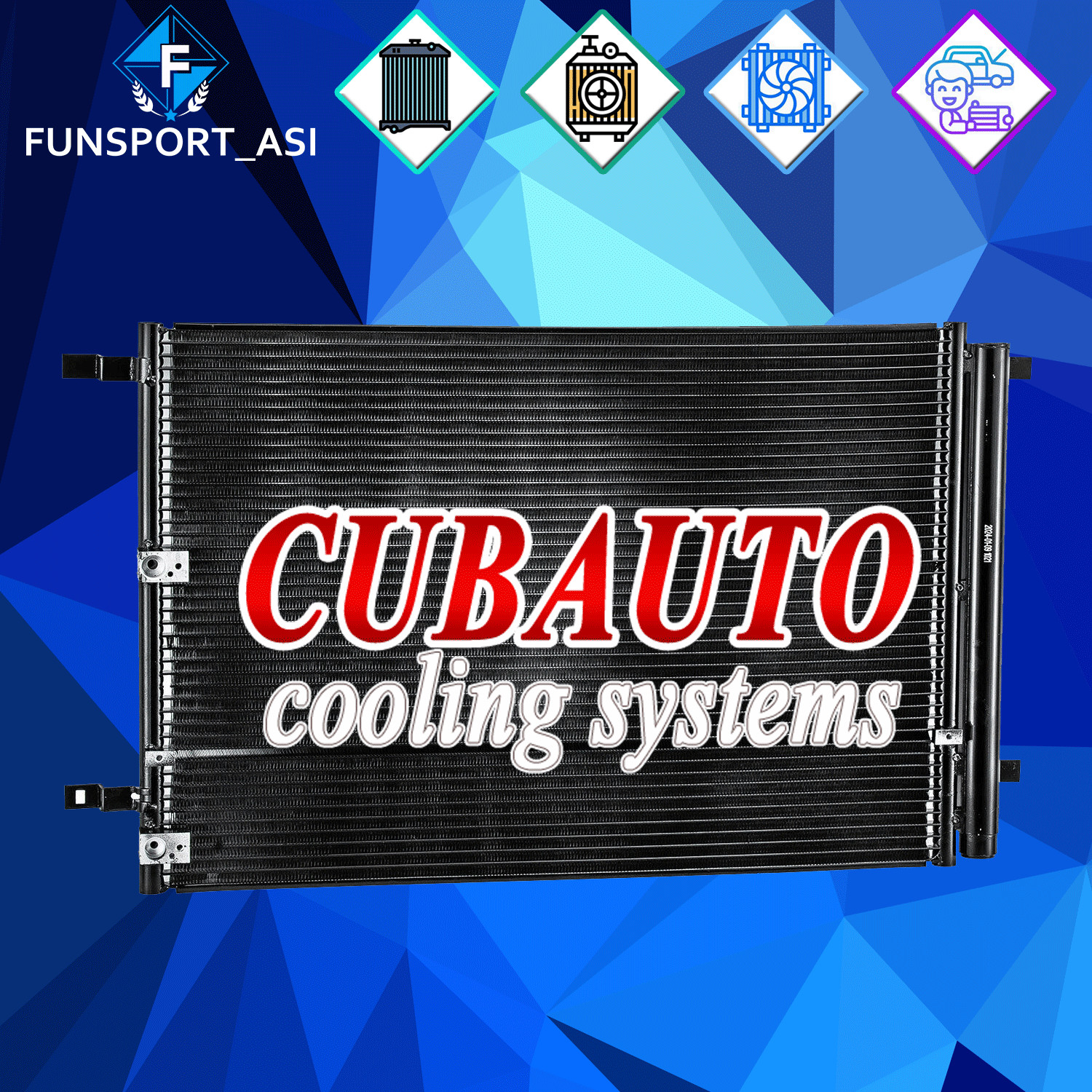 AC Condenser W/ Dryer Fits Bentley Continental Gt Gtc & Flying Spur V8 2013-19