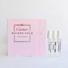 3 x Cartier Baiser Volé Eau de Parfum EDP Spray Sample 1.5ml each 