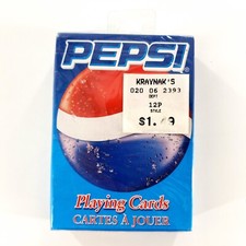 Tarjetas de juego vintage Pepsi #1370 nuevas selladas de fábrica