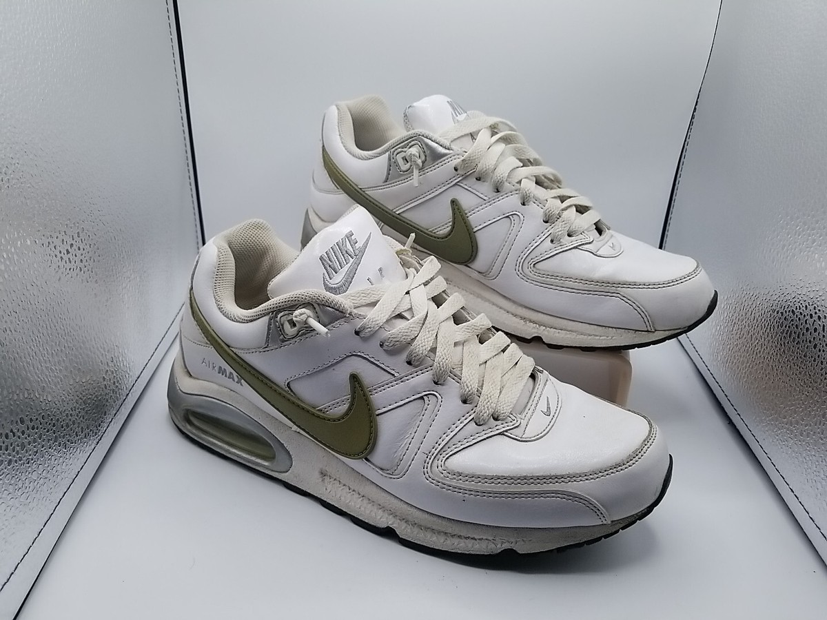 Nike Air Max White Gold Men's Size Tennis Shoe Sneaker