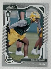 2022 Panini Absolute #160 DEVONTE WYATT Rookie RC Green Bay Packers !!!