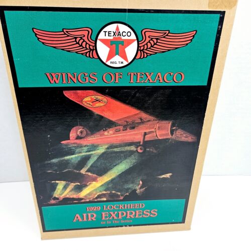 Wings Of Texico First Plane 1929 Lockheed Air Express 1sth in Series Ertl Bank - Picture 2 of 18