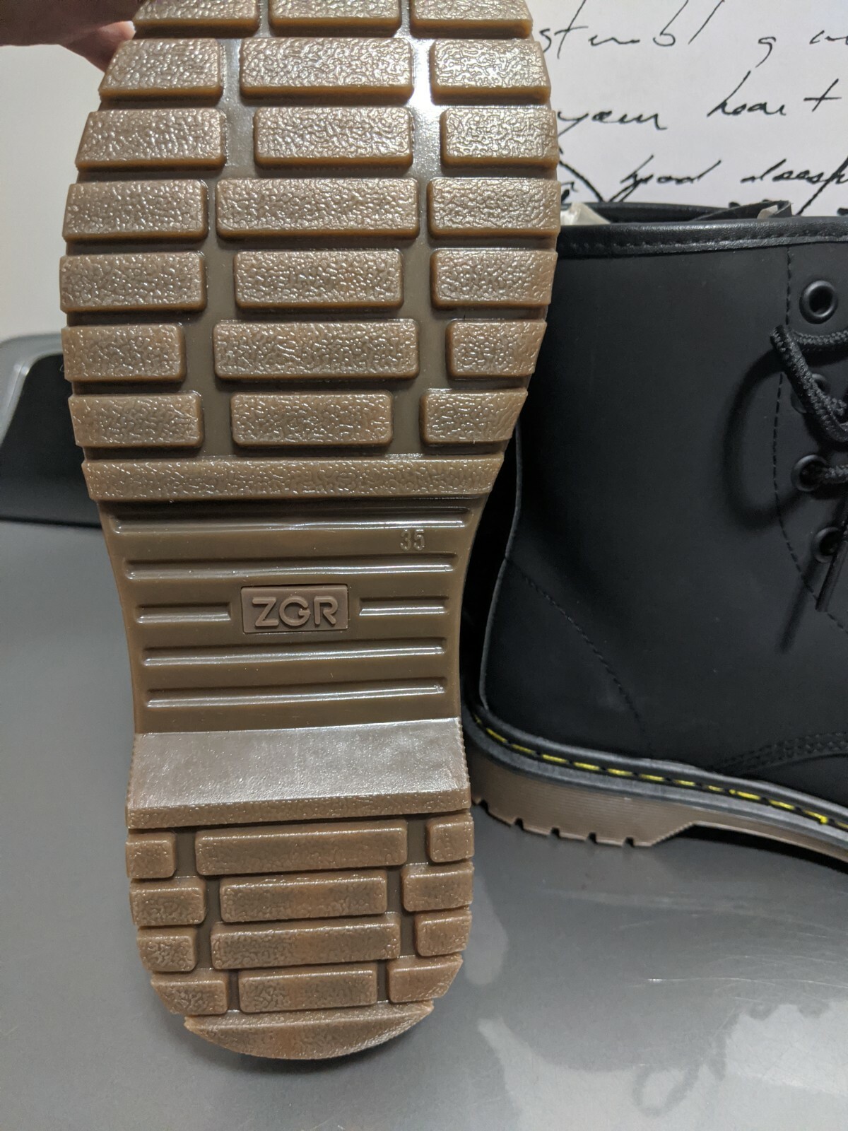 Combat boots big girls size 5